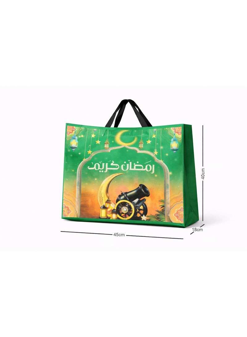 Green Ramadan bag 4Pcs 40x45x18 - Image 2